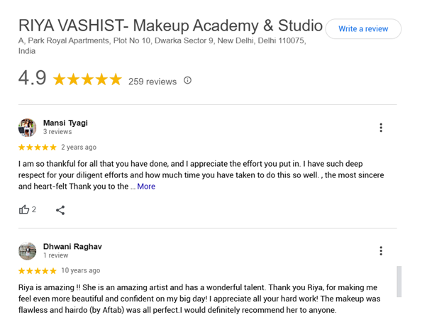 Experience-and -Credentials-of-Riya -Vashist